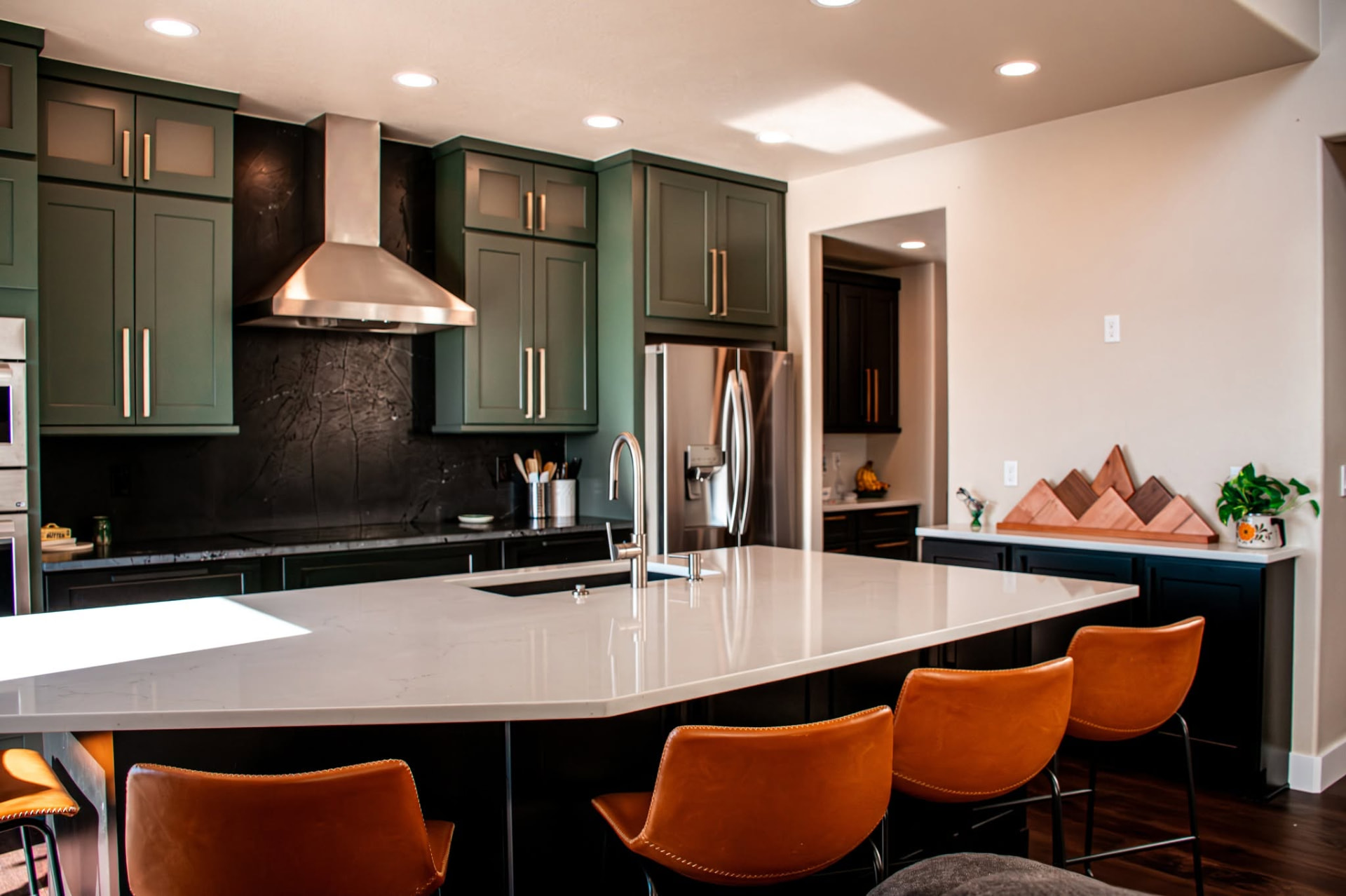 Revive kitchen island and open gathering space